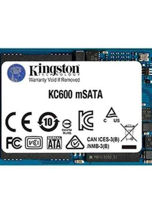 Kingston 256G KC600 SATA3 mSATA SSD | SKC600MS/256G