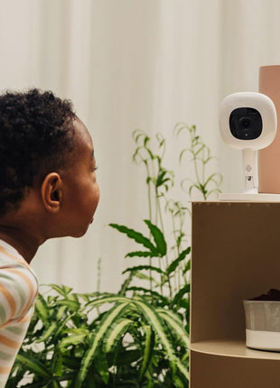 Nanit Pro Smart Baby Monitor & Flex Stand - 1080p Wi-Fi Video Camera, 2-Way Audio, Sound/Motion/Cry Notifications, Night Vision, and Breathing Band