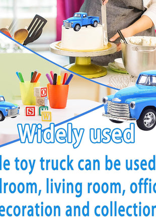 Little Blue Truck Toy for Toddlers Boys Girls | 1:32 Alloy Toddlers Car Toy Driveable,Car Door Can Open,Toy Trucks for Kids Boys Girls Easter Christmas Birthday Gifts