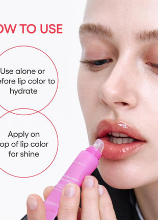 LANEIGE Lip Glowy Balm: Sheer Tinted Lip Treatment Balm Tube with Shea & Murumuru Butters for Hydrating, Moisturizing, Glossy, Non-Sticky Shine, Berry | Korean Skin Care, Berry
