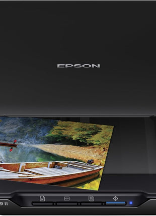 Epson Perfection V39 II Flatbed Photo Scanner 4800 dpi Optical Resolution | 4800 dpi Optical Resolution Image Scanning High-Rise Removable Lid Scan to Cloud and USB Power Black