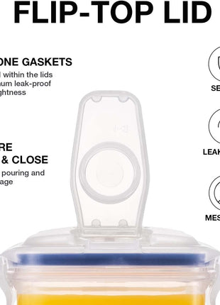 LocknLock Aqua Fridge Door Water Jug with Handle BPA Free Plastic Pitcher with Flip Top Lid Perfect for Making Teas and Juices, 2 Quarts, Clear