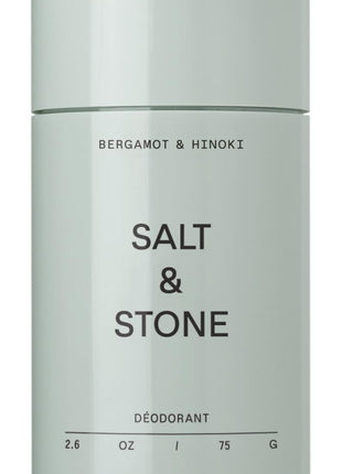Salt & Stone Aluminum Free Deodorant | Extra Strength 48 Hour Protection for Women & Men | Made with Seaweed Extracts, Niacinamide & Prebiotics | Santal & Vetiver