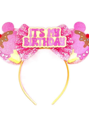 CLGIFT Wizard Sorcerer Mickey Ears, Iridescent and Classic Minnie Ears - Pick Your Color: Silver, Gold, Blue, Rainbow Sparkle, or Red Sequin (Boy Sorcerer)