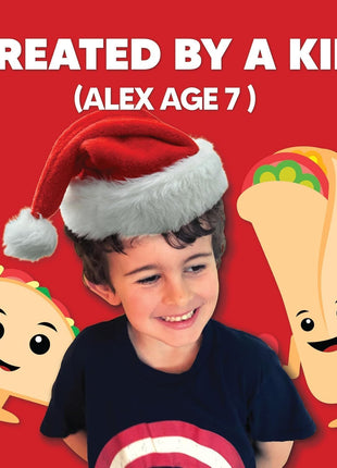 Taco vs Burrito - The Wildly Popular Surprisingly Strategic Card Game Created by a 7 Year Old - 5 Ways to Play - a Family-Friendly Party Game for Kids, Teens & Adults