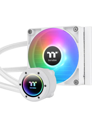 Thermaltake TH120 V2 ARGB Sync/AlO Liquid Cooler/Fan 120mm*1/PWM 500~2000 RPM/Mirror Waterblock/MB ARGB Sync Control/White, CL-W363-PL12SW-A