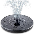 Mademax Solar Bird Bath Fountains, Upgrade 1.4W Solar Fountain Pump with 6 Nozzles, Free Standing Floating Solar Powered Water Fountain Pump for Bird Bath, Garden, Pond, Pool, Outdoor
