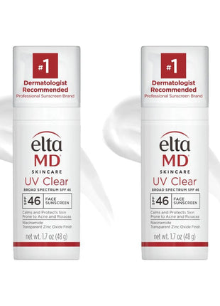 EltaMD UV Clear Face Sunscreen SPF, Oil-Free Sunscreen with Zinc Oxide, Dermatologist Recommended