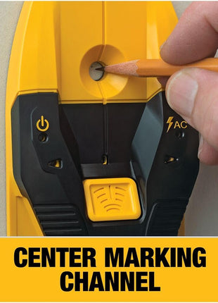 DEWALT Stud Finder, 3/4", Locate Framing Studs Efficiently with LED Arrows, Ideal for Wood and Metal, AAA Batteries Included (DW0100)