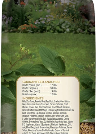 Kaytee Wild Bird Ultra No Mess Nut & Fruit Food Seed Blend For Blue Jays, Woodpeckers, Juncos, Cardinals, Grosbeaks, Sparrows, and Finches, 5.5 Pound
