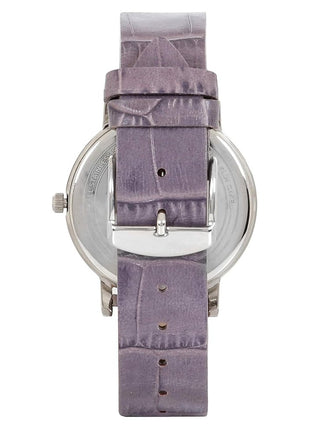 TIMEX Empera Analog Watch for Women with Mother of Pearl Round Dial & Mauve Leather Strap Band Water Resistant Women's Wrist Watches - TWEL12600