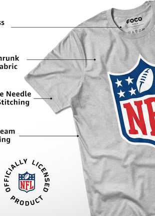 FOCO Men's NFL Team Primary Logo Team Color Short Sleeve T-Shirt