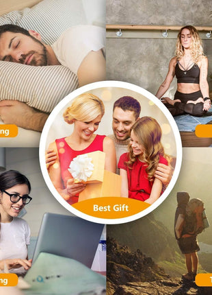Sound Machine Easysleep White Noise Machine with 25 Soothing Sounds and Night Lights with Memory Function 32 Levels of Volume and 5 Sleep Timer Powered by AC or USB for Sleeping Relaxation (White)