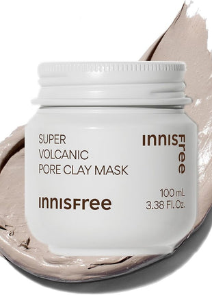 【Innisfree】Super Volcanic Pore Clay Mask 100ml - Genuine Product Sensitive Skin Oily Skin Men Blackheads Mud Pack Low Irritation Pore Care Trouble Care Sebum Absorption Volcanic Ash Korean Cosmetics