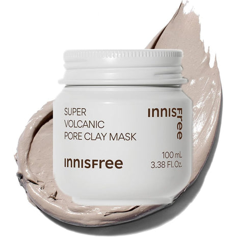 【Innisfree】Super Volcanic Pore Clay Mask 100ml - Genuine Product Sensitive Skin Oily Skin Men Blackheads Mud Pack Low Irritation Pore Care Trouble Care Sebum Absorption Volcanic Ash Korean Cosmetics