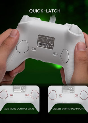 GameSir G7 SE Wired Controller for Xbox Series X|S, Xbox One & Windows 10/11, Plug and Play Gaming Gamepad with Hall Effect Joysticks/Hall Trigger, 3.5mm Audio Jack (White)