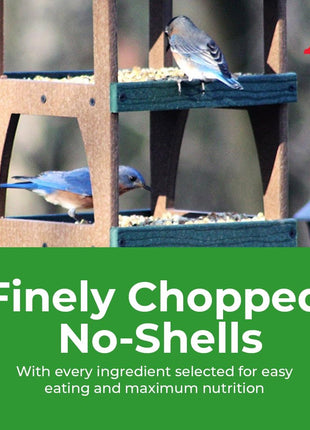 Lyric Fine Tunes Wild Bird Seed Mix - No Waste Bird Food Mix - Attracts Bluebirds, Finches, Chickadees & More - Seed for Outside Feeders - 15 lb Bag