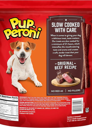 Pup-Peroni Dog Treats, Original Beef Flavor, 38 Ounce, Made with Real Beef