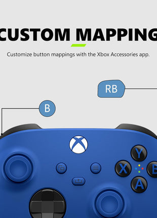 Xbox Wireless Gaming Controller (2025)  - Shock Blue  - Play on Xbox, Windows, Android, iOS, FireTV Sticks, Smart TVs, VR Headsets