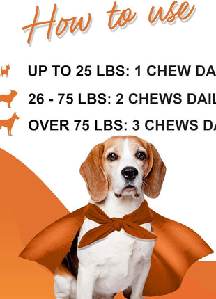 Probiotic Superhero Chews Plus Heart + Vitality Chews - for Dog's Gut Health, Digestion, Immune Support, Heart Health & Circulation - Probiotic 90 Chews - Heart + Vitality 90 Chews