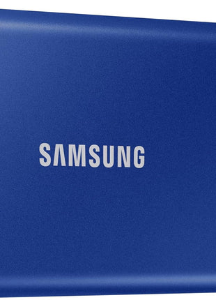 SAMSUNG T7 Portable SSD, 2TB External Solid State Drive, Speeds Up to 1,050MB/s, USB 3.2 Gen 2, Reliable Storage for Gaming, Students, Professionals, MU-PC2T0H/AM, Blue