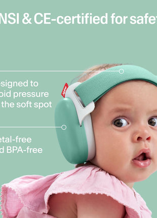 Alpine Muffy Baby Ear Muffs Noise Protection | Toddler Ear Protection | 3-48 Months | 24dB | Baby Hearing Protection | Noise Reduction | Adjustable Headband | Baby Essentials New Mom Gifts