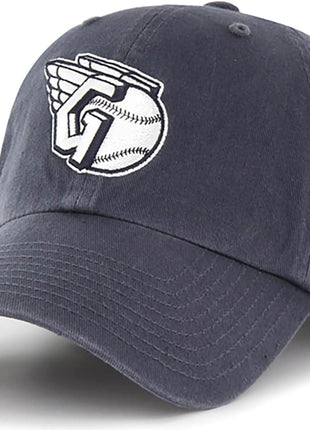47 Brand MLB Vintage Navy Primary Logo Clean Up Adjustable Baseball Cap Hat, Adult One Size Fits All