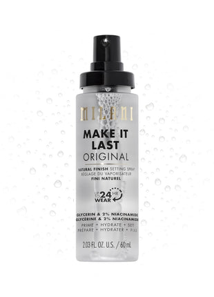 Milani Setting Spray + Primer, Make It Last Original Natural Finish | 3-In-1 Prime + Hydrate + Set. Up To 24 Hour Wear. Nourishing And Long-Wearing With A Natural Finish. Cruelty-Free