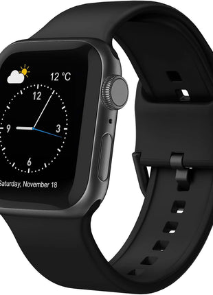 Sport Band Compatible with Apple Watch Bands 49mm 46mm 45mm 44mm 42mm 41mm 40mm 38mm, Soft Silicone Replacement Strap with Classic Clasp for iWatch Series 11 10 9 8 7 6 5 4 3 2 1 SE Ultra Women Men