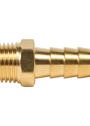 2 Pack Brass Hose Fitting, Adapter, 3/8 inch Barb x 1/4 inch NPT Male Pipe