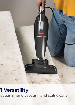 BISSELL Featherweight Stick Lightweight Bagless Vacuum with Crevice Tool, 2033M, Black