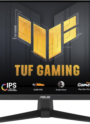 ASUS TUF Gaming 27 inch 1080P Monitor (VG279QE5A) – Full HD, Overclock to 144Hz, 1ms, IPS, Extreme Low Motion Blur Sync, Stereo Speaker, Variable Overdrive, DisplayWidget Center, 3 yr Warranty