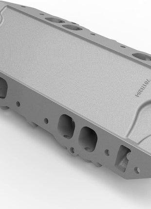 Holley Intake Manifold, EFI, Square Bore, Single Plane, Oval Port, Aluminum, Natural, Big Block Chevy, Each