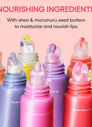 LANEIGE Lip Glowy Balm: Sheer Tinted Lip Treatment Balm Tube with Shea & Murumuru Butters for Hydrating, Moisturizing, Glossy, Non-Sticky Shine, Berry | Korean Skin Care