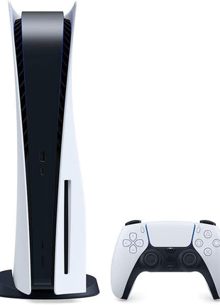 Playstation 5 Disc Console with PS5 Horizon Forbidden West, Spiderman Miles Morales and Extra Pulse 3D Wireless Headset and Extra Dualsense Controller Bundle
