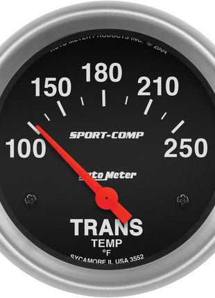 Auto Meter 3552 Sport-Comp Electric Transmission Temperature Gauge