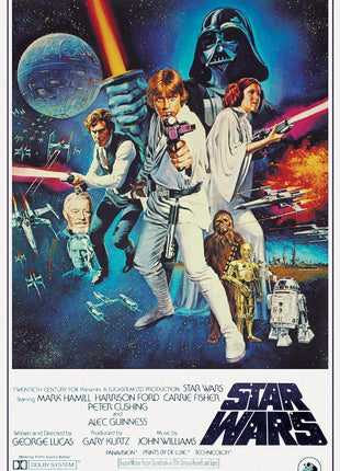 Trends International Star Wars IV One sheet Collector's Edition Wall Poster 24 inch x 36 inch for Bedroom
