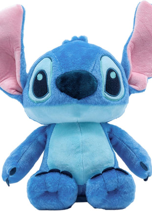 Disney Baby Lilo & Stitch Soft Huggable Stuffed Animal Cute Plush Toy for Toddler Boys and Girls, Gift for Kids, Blue Stitch 15 Inches