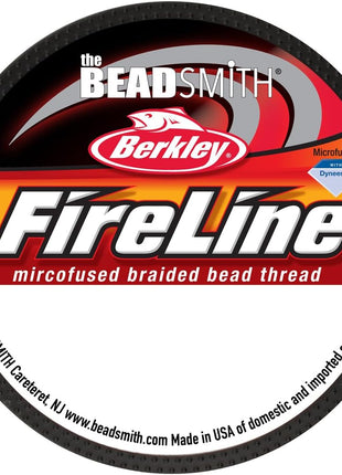 The Beadsmith Fireline by Berkley – Micro-Fused Braided Thread – 6lb. Test, 006 inch/.15mm Diameter, 50 Yard Spool, Crystal Color – Super Strong Stringing Material for Jewelry Making and Bead Weaving