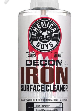 Chemical Guys Decon Pro Iron Remover and Wheel Cleaner – Professional Strength Fallout Remover, Brakes, Calipers, Exterior, Wheel and Tire Cleaner – Dissolves Brake Dust & Dirt, 16 oz