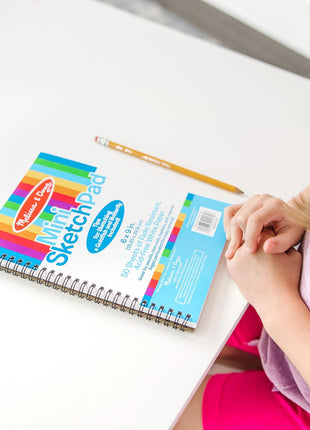Melissa & Doug Drawing Paper, Sketch Pad, 3-Pack Bundle for Coloring, Writing or Painting (6 x 9 inches) - 50 Sheets Each, Kids Drawing Pad & Art Supplies for Kids Ages 3+