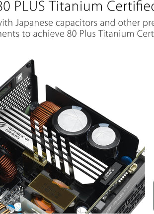 ASUS ROG Loki SFX-L 1200W Titanium PSU (Fully Modular Power Supply, 80+ Titanium, 120mm PWM ARGB Fan, Aura Sync, ATX 3.0 Compatible, PCIe 5.0 Ready, 10 Year Warranty)