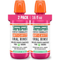 TheraBreath Anticavity Fluoride Mouthwash, Sparkle Mint, Dentist Formulated, 16 Fl Oz (2-Pack).