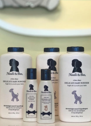 Noodle & Boo Bundle of Joy Newborn Baby Gift Set ; Newborn 2-in-1 Hair & Body Wash, Super Soft Baby Lotion