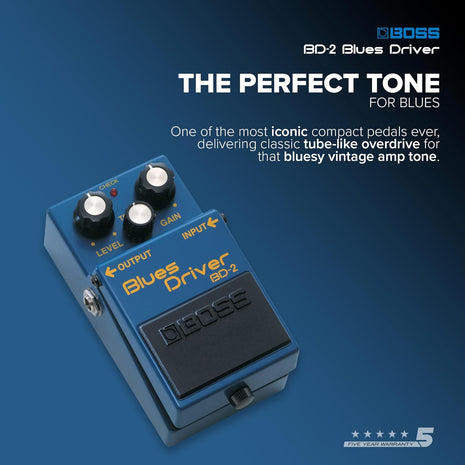 Boss BD-2 Blues Driver Guitar Effects Pedal