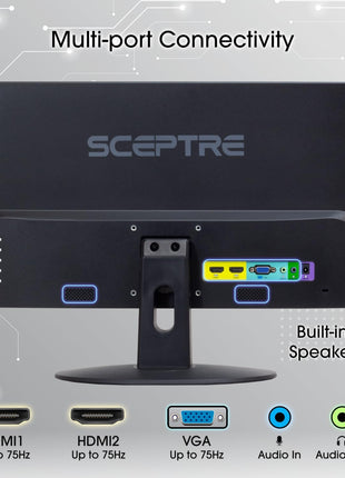 Sceptre New 20-inch Professional Monitor 1600 x 900 HDMI x2 Build-in Speakers 2025