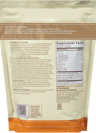Spectrum Essentials Organic Ground Flaxseed, Gluten Free, 24 Oz