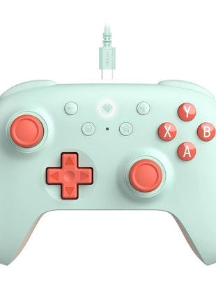 8BitDo Ultimate 2C Wired Controller for Windows PC and Android, with 1000Hz Polling Rate, Hall Effect Joysticks and Hall Triggers, and Remappable L4/R4 Bumpers (Mint)