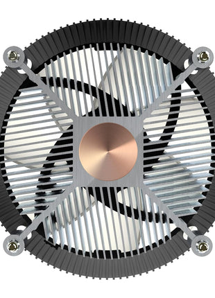 Cooler Master i70C ARGB Low Profile CPU Air Cooler for Intel LGA 1700/1851 Only – 120mm PWM ARGB Fan, 95W TDP, Copper Core Base, Black Aluminum Heatsink