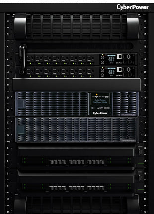 CyberPower OL3000RTXL2UN 30A Smart App Online UPS Battery Backup and Surge Protector, 3000VA/2700W, 7 Outlets, 2U Rack/Tower, Pre-Installed RMCARD205, EBM Option, UL Certified